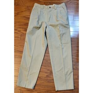 Tommy Bahama Mens Pants Relax Pleated Chino Pants Size 33 x 30